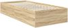 vidaXL Bettrahmen mit Kopfteil Sonoma-Eiche 75 x 190 cm Holzwerkstoff 3408720 Bild 5