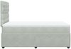 vidaXL Boxspringbett mit Matratze Hellgrau 120x190 cm Samt 3292292 Bild 5