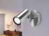 LED Wandstrahler FAINAS Silber, Spot schwenkbar, Breite 11cm Bild 5