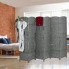 Relaxdays Paravent 6-teilig in Grau Bild 3