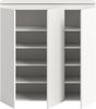 Universalschrank (B/H/T: 105x111x37 cm) in weiß Bild 3
