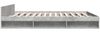 vidaXL Bettgestell mit Schubladen Betongrau 200x200 cm Holzwerkstoff 3280723 Bild 5