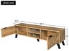 REDOM Lowboard TV-Schrank Fernsehtisch mit Türen offenen Fächern (TV-Board,TV-Ständer, TV-Möbel, 1 St, 2 Türen, 2 offenen Fächern), mit Dämpfungsscharnieren für Geräte bis 65 Zoll Bild 4