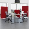Rheinland Möbel FocusWall STW1014 – Akustik-Stellwand 1000×1400 mm in Stofffarbe Calypso inkl. Standfüßen – Schreibtisch-Trennwand für Büro & Homeoffice – Schallschutz – Made in Germany Bild 3