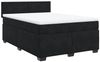 vidaXL Boxspringbett mit Matratze Schwarz 160x200 cm Samt 3286350 Bild 2