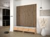 Garderoben-Set Melire V, Unterschrank, Griffe aus Metall (Farbe: Artisan Eiche, Soft 017) Bild 2