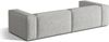 Micadoni Sofa Nuria 5-Sitzer Boucle Silber Bild 3