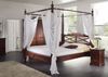 Himmelbett Akazie 180x200x224 nougat lackiert OXFORD #246 Bild 4