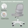 roba® Schreibtischstuhl Smart Grow 3D - Bürostuhl Kinder - Ergonomischer Drehstuhl (stufenlos höhenverstellbar), stabiles Gestell aus Metall - ab 3 Jahren - ideal für Schulkinder Bild 3