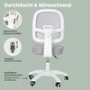 roba® Schreibtischstuhl Smart Grow 3D - Bürostuhl Kinder - Ergonomischer Drehstuhl (stufenlos höhenverstellbar), stabiles Gestell aus Metall - ab 3 Jahren - ideal für Schulkinder Bild 4