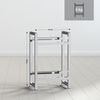 CLP Getränkekistenständer Stack aus Metall freistehend robust stabil,chrom 75x47x31 cm Bild 2