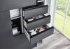 Schwebetürenschrank Sophia / Saigon, Holzwerkstoff, Schwarz, 270 x 208 x 65 cm Bild 4
