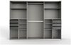 Schwebetürenschrank Sophia / Saigon, Holzwerkstoff, Schwarz, 270 x 208 x 65 cm Bild 2