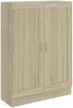 vidaXL Bücherschrank Sonoma-Eiche 82,5x30,5x115 cm Holzwerkstoff 802717 Bild 2