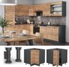 Eckunterschrank Fame-Line Goldkraft Eiche 80.5 cm ohne Arbeitsplatte Vicco Bild 2
