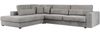 Freistehendes Ecksofa mit lose Kissen, L-form - SAVONA - links - Hellgrau Velours Bild 4