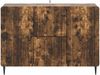 vidaXL Sideboard Geräucherte Eiche 89 x 34,5 x 62 cm Holzwerkstoff 894430 Bild 4