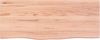 vidaXL Wandregal Hellbraun 100x40x(2-4) cm Massivholz Eiche Behandelt 363684 Bild 4