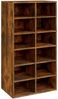 vidaXL Schuhregal Räuchereiche 54x34x100,5 cm Holzwerkstoff 815309 Bild 2
