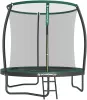 Songmics Gartentrampolin für Kinder mit Sicherheitsnetz, schwarz-grün, Ø 244cm