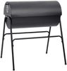 vidaXL Holzkohlegrill mit 2 Grillrosten, Stahl Schwarz, 80x95x90 cm Bild 5