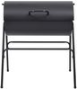 vidaXL Holzkohlegrill mit 2 Grillrosten, Stahl Schwarz, 80x95x90 cm Bild 3
