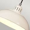 Pendelleuchte, Deckenlampe, Stahl, Rot, D Creme cm Bild 3