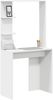 vidaXL Schreibtisch mit Regal Weiß 78,5 x 37 x 154,5 cm Holzwerkstoff 869338 Bild 3