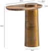 Beistelltisch Mango Massivholz Metall 50x30x52cm Oval Modern Sofatisch Bild 3
