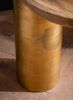 Beistelltisch Mango Massivholz Metall 50x30x52cm Oval Modern Sofatisch Bild 5