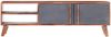 vidaXL TV-Schrank Grau 140x30x45 cm Massivholz 286369 Bild 3