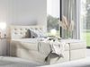 Boxspringbett Rember Ehebett, Beige, 200x200 cm Bild 2