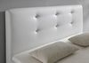 Boxspringbett MONZA mit Bettkasten Kunstleder Weiß 180x200 cm Bild 3