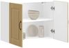 Küchen-Hängeschrank, Wandschrank Kalmar Sonoma-Eiche Holzwerkstoff Bild 4