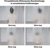 AooHome Duschvorhang 180x200 Transparent Weiß mit 5 Gewicht Magneten inkl. 12 Bild 3