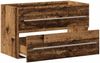 vidaXL Waschbeckenunterschrank Altholz-Optik 80x38,5x48 cm 862533 Bild 5