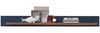 DIJON Wandboard in Parisian Blue, Haveleiche Cognac Optik - Hochwertiges und vielseitig einsetzbares Wandregal - 147 x 16 x 22 cm (B/H/T) Bild 2