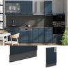 Frontblende Fame-Line Dunkelblau Hochglanz 45 cm ohne Arbeitsplatte Vicco Bild 2