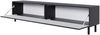 Selsey 'Veldio New' TV-Lowboard mit Rillenfront, Schwarz, 175 cm Bild 4