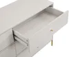 Vente-unique - MILAVIA Kommode Holz, Platte BeigeGold - B 40 cm x H 82 cm x L 140 cm Bild 5