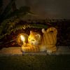 Solarleuchte Garten Katze Tier LED Solarlampe Außen Außenleuchte Solar 5265503 Bild 2