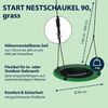 HUDORA höhenverstellbare Nestschaukel, 90-110 cm, Grün Bild 2