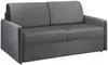 Schlafsofa 3-Sitzer Samt CALIFE - Anthrazit - Liegefläche: 140 cm - Matratzenhöhe: 22 cm Bild 3