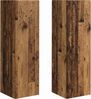 2-tlg. TV-Wandschrank, Fernsehschrank Altholz 30 x 31 x 100 cm Holzwerkstoff Bild 2
