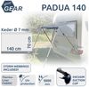 yourGEAR Sonnensegel your GEAR Padua - Fenstermarkise für Wohnwagen 140x70 cm, UV 80+ Bild 2