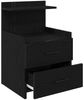 vidaXL Nachttische 2 Stk. mit 2 Schubladen Schwarz 40x36,5x62 cm 858635 Bild 5