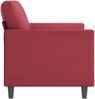 vidaXL 2-Sitzer-Sofa Weinrot 120 cm Kunstleder 359331 Bild 4