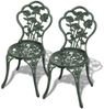 vidaXL 3-tlg. Bistro-Set Aluminiumguss Grün 42164 Bild 5