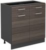 Küchenunterschrank R-Line Edelgrau 80 cm ohne Arbeitsplatte Vicco Bild 5
