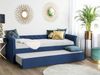Tagesbett LIBOURNE 80 x 200 cm Stoff Marineblau Bild 3
